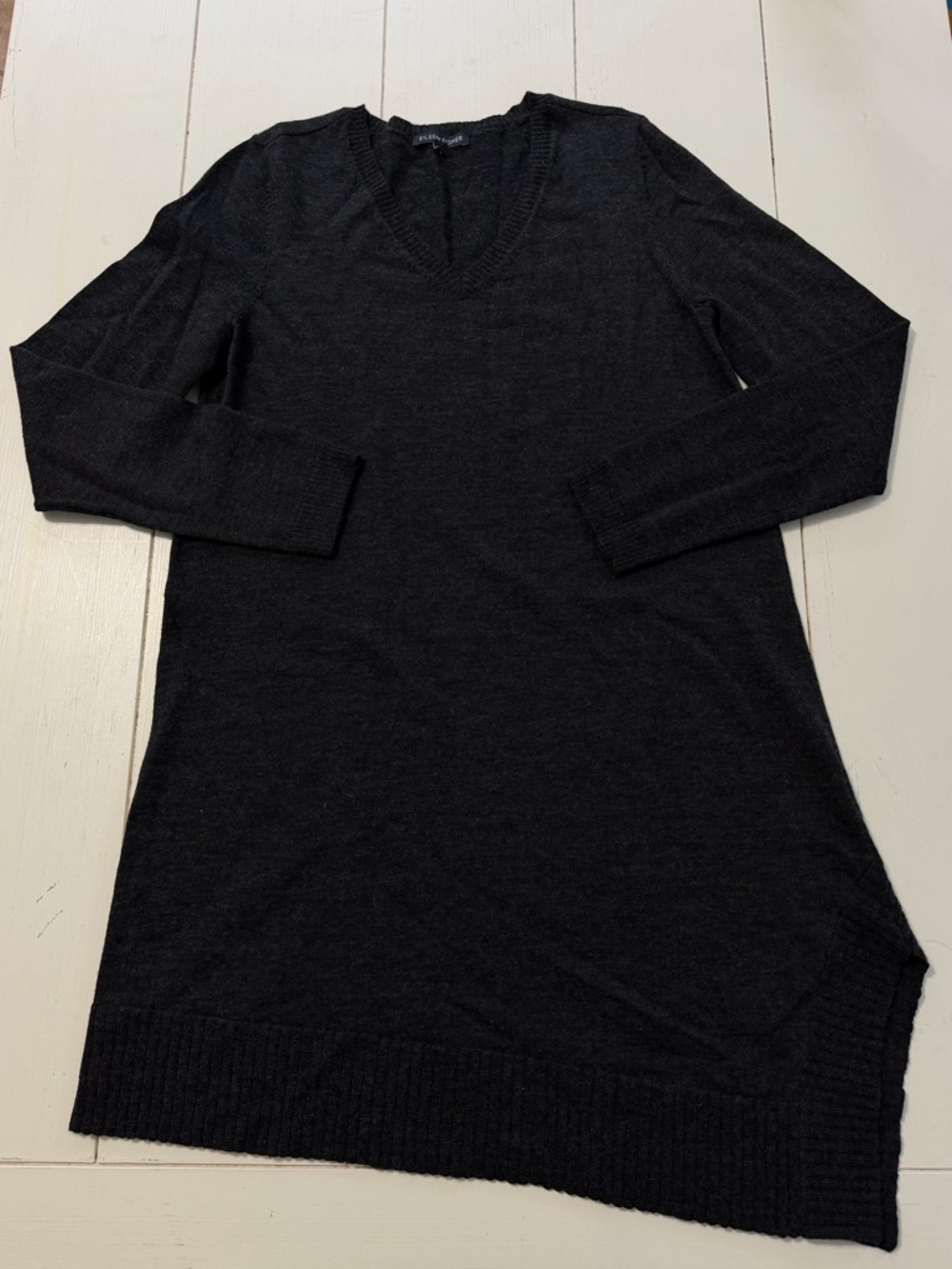 Eileen Fisher Merino Wool Sweater Dress